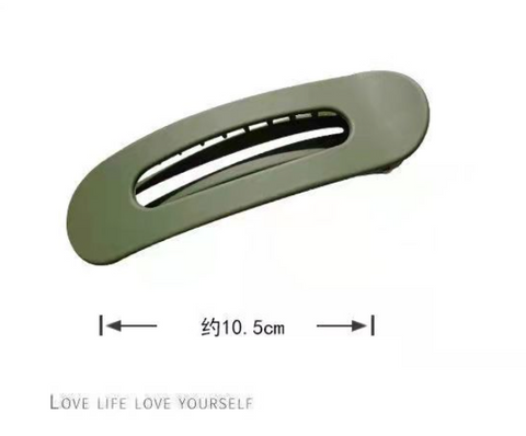 Large Personalised Hairpin Back of the Head Clip Net Red Cute Broken Hair Bangs Clip Side Clip Simple Headwear